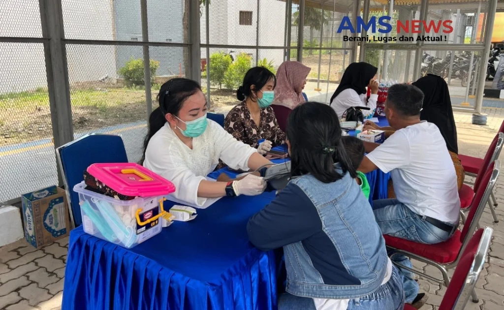 Rutan Batam Gelar Pemeriksaan Kesehatan Gratis Bagi Para Pengunjung dalam Rangka HBP ke-62